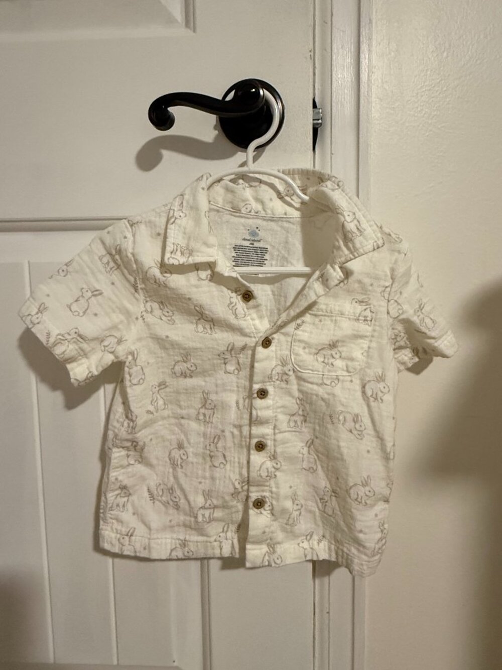 Little boys bunny matching set